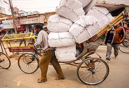 Cargo tricycle operator