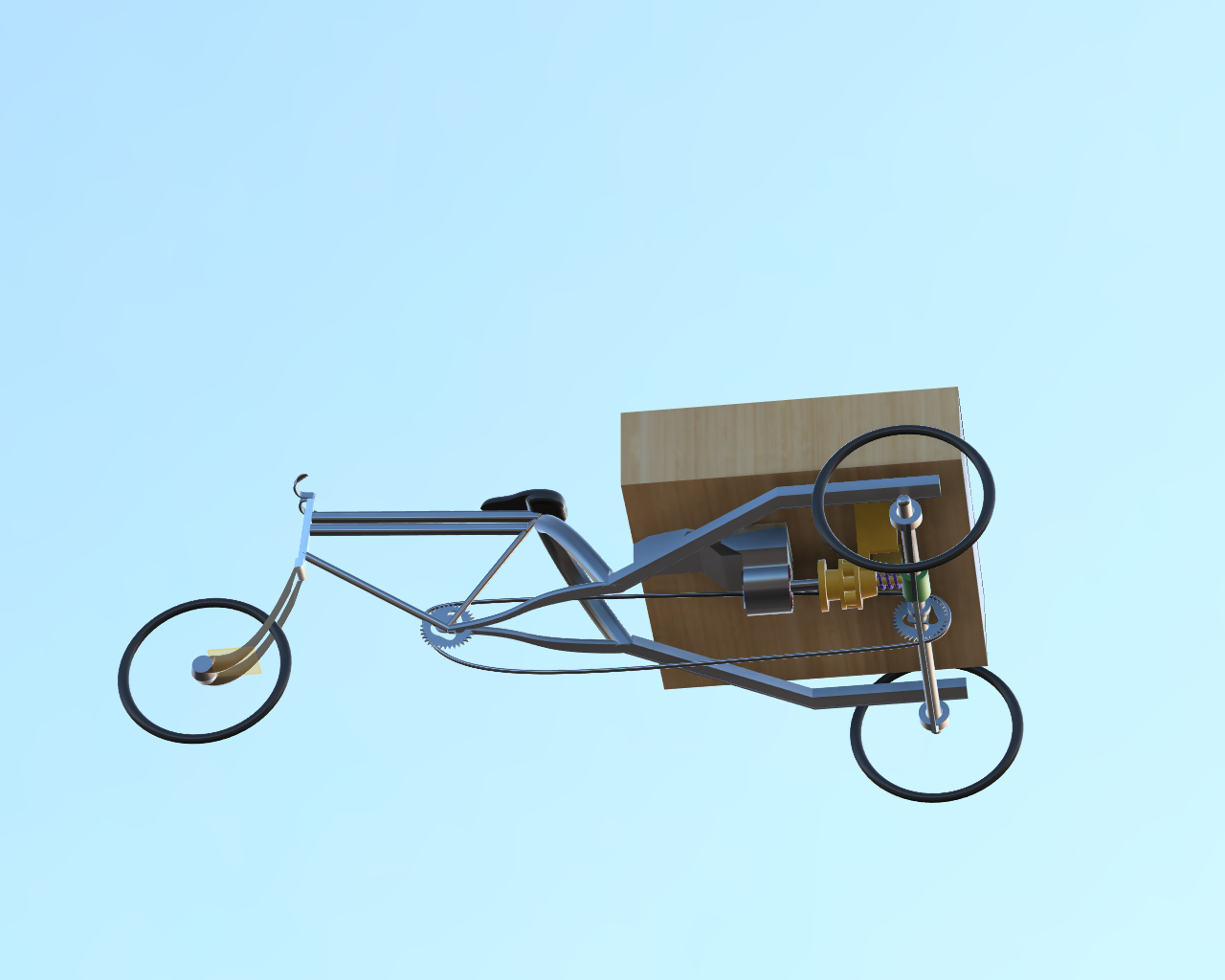 Illustrative diagram of Tirare axle-based retrofit system